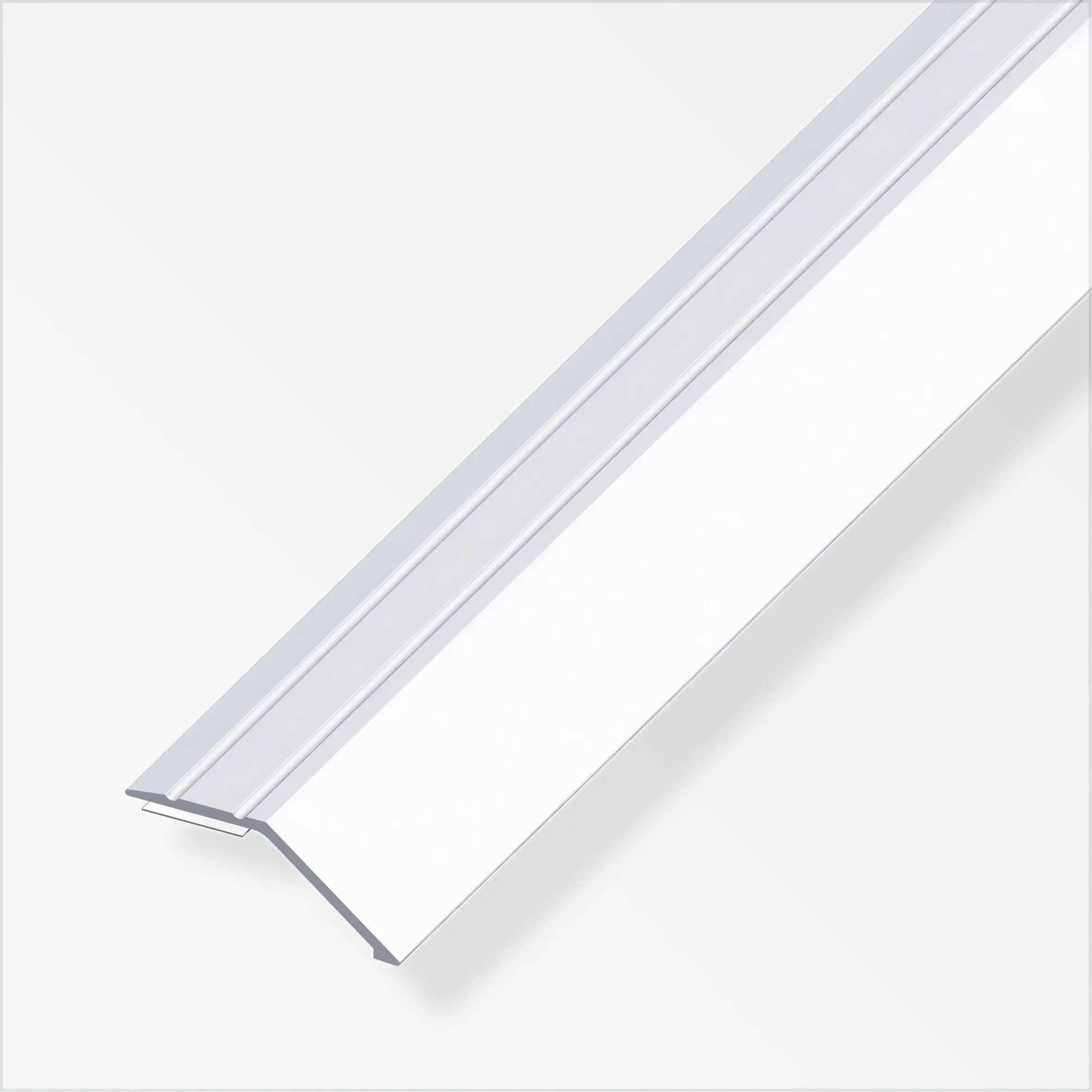 alfer Niveauausgleichs-Profil 1 m, 34 x 8 mm Aluminium eloxiert silber