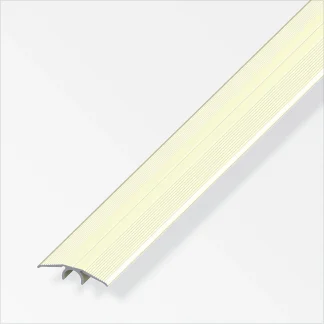 alfer Übergangs-Profil 2 m, 33 mm Aluminium eloxiert champagner