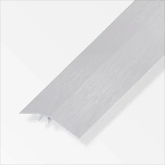 alfer Niveauausgleichs-Profil 1 m, 56 mm Aluminium eloxiert gebürstet grau