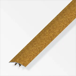 alfer Übergangsprofil 1 m, 33 mm Aluminium beschichtet sublimiert kork