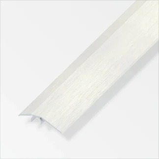 alfer Niveauausgleichs-Profil 1 m, 40 mm Alu eloxiert edelstahl optik