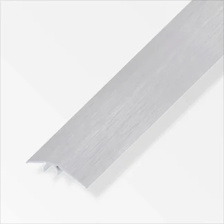 alfer Niveauausgleichs-Profil 1 m, 40 mm Aluminium eloxiert gebürstet grau