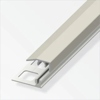 alfer Abschluss-Profil 1 m, 19.5 x 7 mm Aluminium eloxiert titan