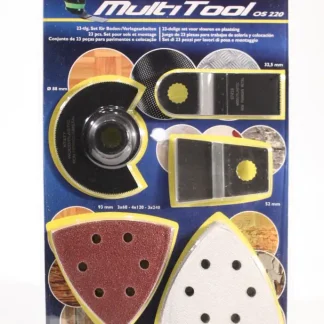 Broszio Zubehör für Multitool 23-teilig für Boden- Und Verlegearbeiten