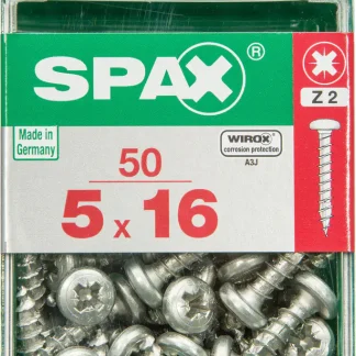 Spax Universalschrauben 5.0 x 16 mm TX 20 - 50 Stk.