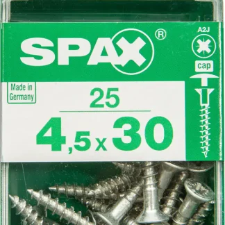 Spax Universalschrauben 4.5 x 30 mm PZ 2 - 25 Stk.