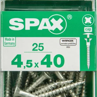 Spax Universalschrauben 4.5 x 40 mm PZ 2 - 25 Stk.