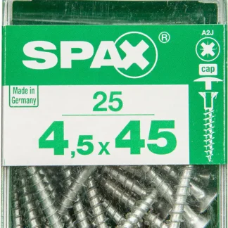 Spax Universalschrauben 4.5 x 45 mm PZ 2 - 25 Stk.