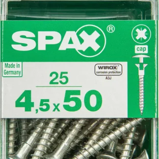 Spax Universalschrauben 4.5 x 50 mm PZ 2 - 25 Stk.