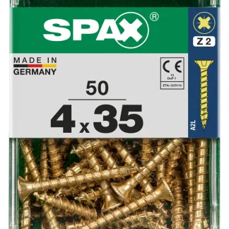 Spax Universalschrauben 4.0 x 35 mm PZ 2 - 50 Stk.