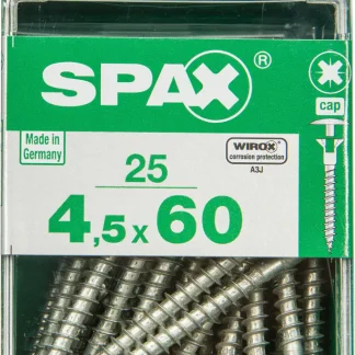 Spax Universalschrauben 4.5 x 60 mm PZ 2 - 25 Stk.