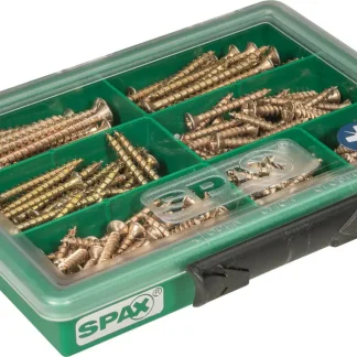 Spax Sortimentskasten 3 x 16, 30 mm 4 x 30, 35, 40 mm 4.5 x 50 mm 5 x 60 mm