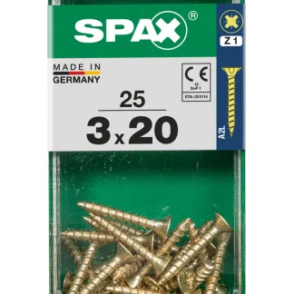 Spax Universalschrauben 3.0 x 20 mm PZ 1 - 25 Stk.