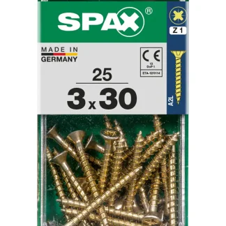 Spax Universalschrauben 3.0 x 30 mm PZ 1 - 25 Stk.