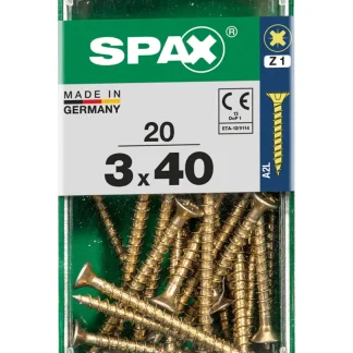 Spax Universalschrauben 3.0 x 40 mm PZ 1 - 20 Stk.