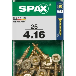 Spax Universalschrauben 4.0 x 16 mm PZ 2 - 25 Stk.