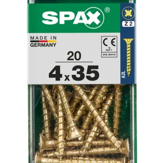 Spax Universalschrauben 4.0 x 35 mm PZ 2 - 20 Stk.