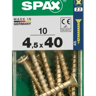Spax Universalschrauben 4.5 x 40 mm PZ 2 - 10 Stk.
