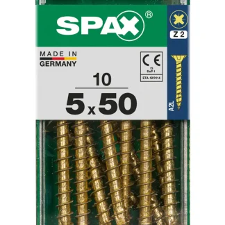 Spax Universalschrauben 5.0 x 50 mm PZ 2 - 10 Stk.