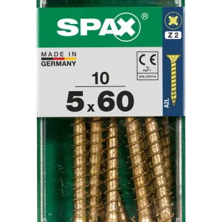 Spax Universalschrauben 5.0 x 60 mm PZ 2 - 10 Stk.
