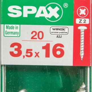 Spax Universalschrauben 3.5 x 16 mm TX 20 - 20 Stk.