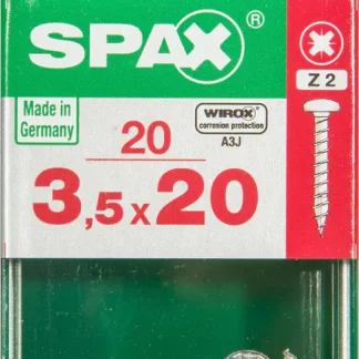 Spax Universalschrauben 3.5 x 20 mm TX 20 - 20 Stk.