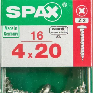 Spax Universalschrauben 4.0 x 20 mm TX 20 - 16 Stk.
