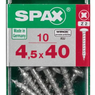 Spax Universalschrauben 4.5 x 40 mm TX 20 - 10 Stk.
