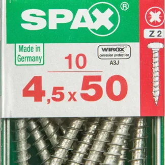 Spax Universalschrauben 4.5 x 50 mm TX 20 - 10 Stk.
