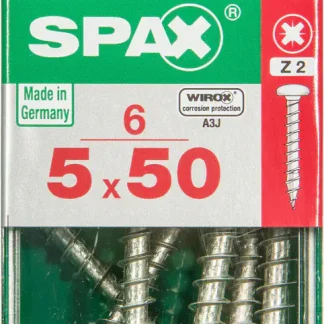 Spax Universalschrauben 5.0 x 50 mm TX 20 - 6 Stk.