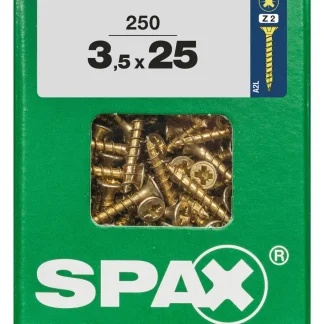 Spax Universalschrauben 3.5 x 25 mm PZ 2 - 250 Stk.