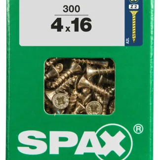 Spax Universalschrauben 4.0 x 16 mm PZ 2 - 300 Stk.