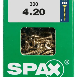 Spax Universalschrauben 4.0 x 20 mm PZ 2 - 300 Stk.