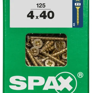 Spax Universalschrauben 4.0 x 40 mm PZ 2 - 125 Stk.
