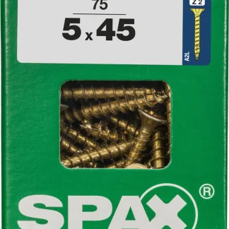 Spax Universalschrauben 5.0 x 45 mm PZ 2 - 75 Stk.
