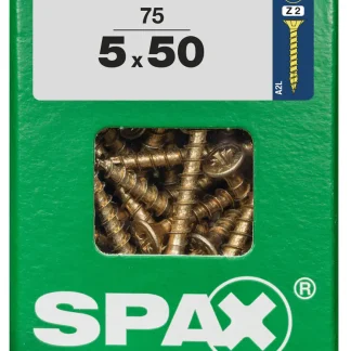 Spax Universalschrauben 5.0 x 50 mm PZ 2 - 75 Stk.
