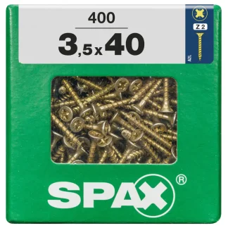 Spax Universalschrauben 3.5 x 40 mm PZ 2 - 400 Stk.