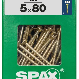 Spax Universalschrauben 5.0 x 80 mm PZ 2 - 125 Stk.