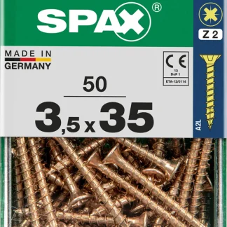 Spax Universalschrauben 3.5 x 35 mm PZ 2 - 50 Stk.