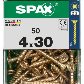 Spax Universalschrauben 4.0 x 30 mm PZ 2 - 50 Stk.