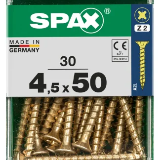 Spax Universalschrauben 4.5 x 50 mm PZ 2 - 30 Stk.