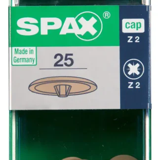 Spax Abdeckkappen beige zum stecken (kreuz)- 25 Stk.