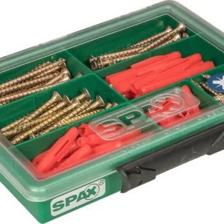 Spax Sortimentskasten 3.5 x 40 mm, 4.5 x (50, 60, 70) mm 130 Stück