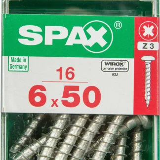 Spax Universalschrauben 6.0 x 50 mm TX 30 - 16 Stk.