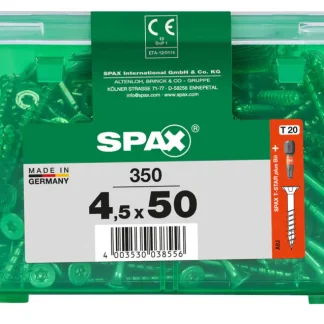 Spax Universalschrauben 4.5 x 50 mm TX 20 - 350 Stk.