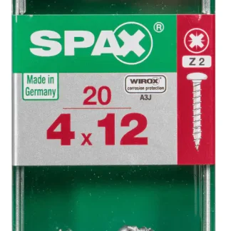 Spax Universalschrauben 4.0 x 12 mm TX 20 - 20 Stk.