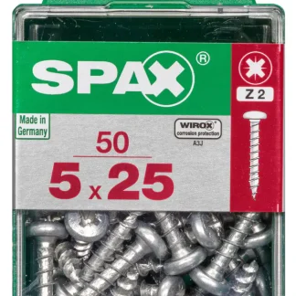 Spax Universalschrauben 5.0 x 25 mm TX 20 - 50 Stk.