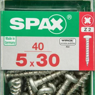 Spax Universalschrauben 5.0 x 30 mm TX 20 - 40 Stk.