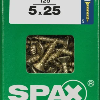 Spax Universalschrauben 5.0 x 25 mm PZ 2 - 125 Stk.
