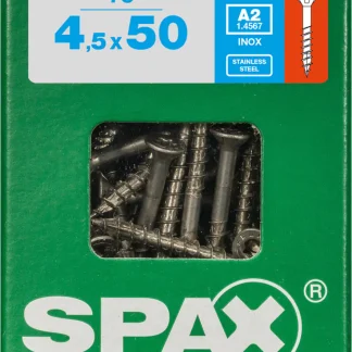 Spax Universalschrauben 4.5 x 50 mm TX 20 Senkkopf - 75 Stk.